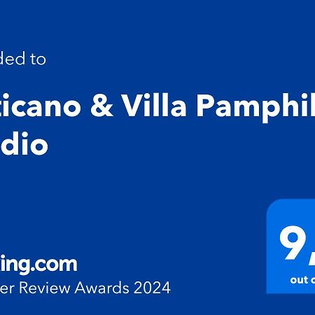 Vaticano&Villa Pamphilj Studio Roma Esterno foto